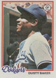 1978 Topps Baseball Cards      668     Dusty Baker